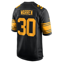 Jaylen Warren Pittsburgh Steelers Alternate Game Jersey - Black cheap