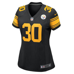 Jaylen Warren Pittsburgh Steelers Women's Alternate Game Jersey - Black sale