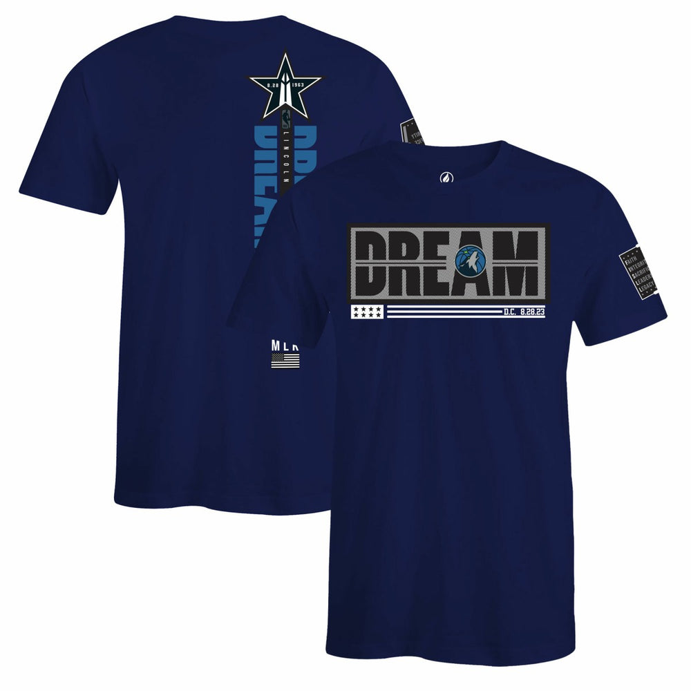 Minnesota Timberwolves FISLL x Black History Collection Unisex T-Shirt - Navy outlet