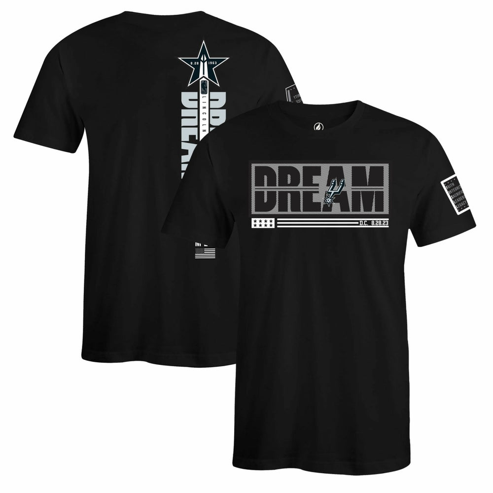 San Antonio Spurs FISLL x Black History Collection Unisex T-Shirt - Black discount