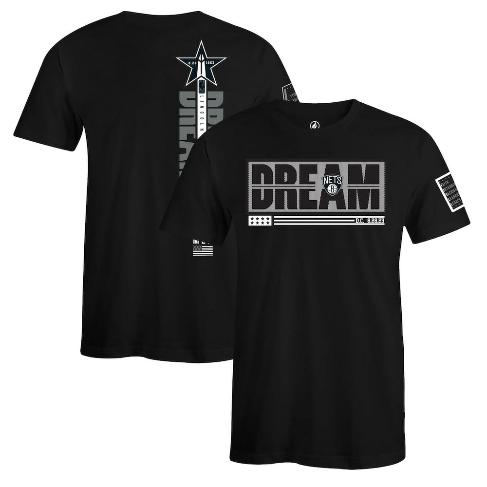 Brooklyn Nets FISLL x Black History Collection Unisex T-Shirt - Black outlet