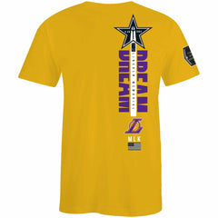 Los Angeles Lakers FISLL x Black History Collection Unisex T-Shirt - Gold discount