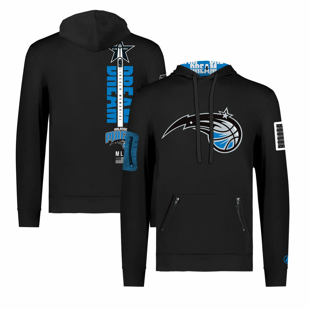 Orlando Magic FISLL x Black History Collection Unisex Pullover Hoodie - Black shop