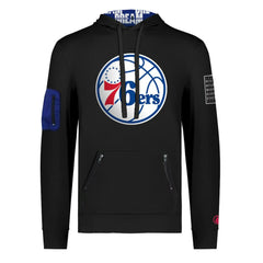 Philadelphia 76ers FISLL x Black History Collection Unisex Pullover Hoodie - Black outlet