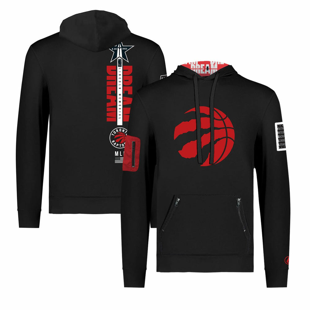 Toronto Raptors FISLL x Black History Collection Unisex Pullover Hoodie - Black online