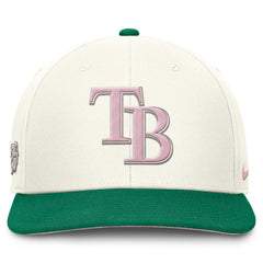 Tampa Bay Rays Sail Pro Performance Snapback Hat Cream/Green