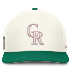 Colorado Rockies Sail Pro Performance Snapback Hat Cream/Green