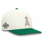 Los Angeles Angels Sail Pro Performance Snapback Hat Cream/Green