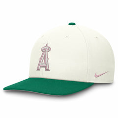 Los Angeles Angels Sail Pro Performance Snapback Hat Cream/Green
