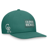 Colorado Rockies Bicoastal Pro Performance Snapback Hat Green