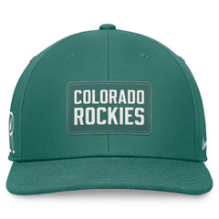 Colorado Rockies Bicoastal Pro Performance Snapback Hat Green