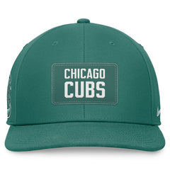 Chicago Cubs Bicoastal Pro Performance Snapback Hat Green