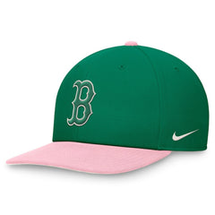 Boston Red Sox Malachite Pro Performance Snapback Hat Green/Pink