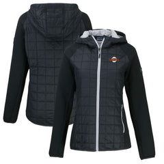 San Francisco Giants Cutter & Buck Women's Cooperstown Collection Rainier Primaloft Eco Full-Zip Hybrid Jacket Black