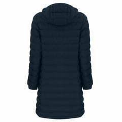 Milwaukee Brewers Cutter & Buck Women's Mission Ridge Repreve Eco Insulated Full-Zip Long Puffer Jacket Navy