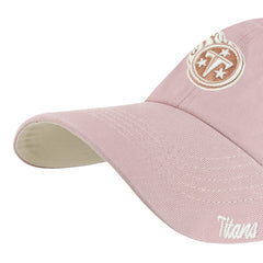 Tennessee Titans '47 Women's Ballpark Cheer Dusty Rose Clean Up Adjustable Hat - Pink discount