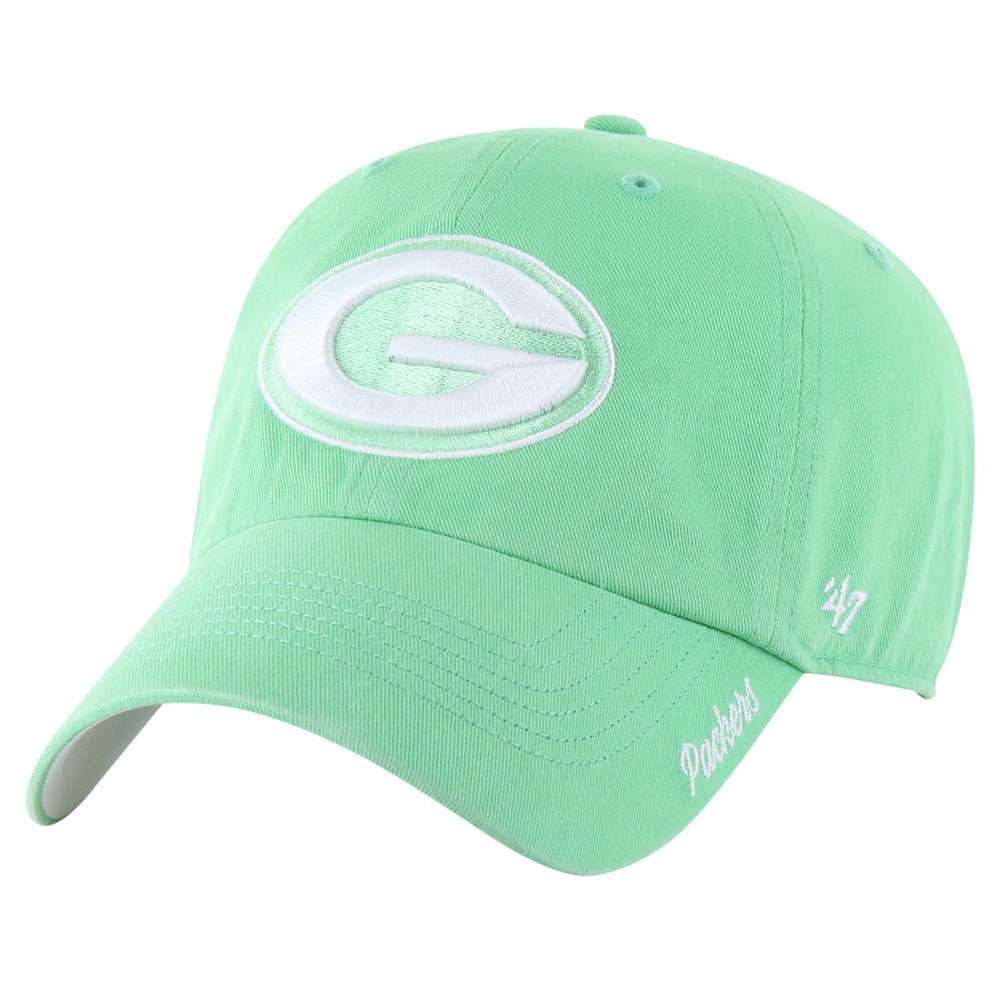 Green Bay Packers '47 Women's Luminance Cheer Clean Up Adjustable Hat - Green on sale