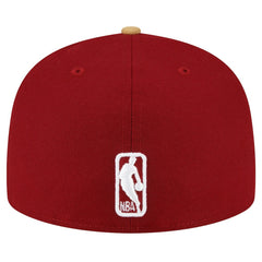 Cleveland Cavaliers 2-Tone 59FIFTY Fitted Hat sale - Wine/Gold for sale