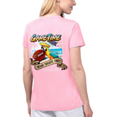 Arizona Cardinals Margaritaville Women's Game Time V-Neck T-Shirt - Pink outlet