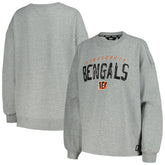 Cincinnati Bengals DKNY Sport Women's Penelope Pullover Sweatshirt - Heather Charcoal cheap