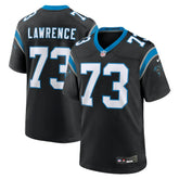 Rashard Lawrence Carolina Panthers Game Jersey - Black outlet