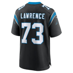 Rashard Lawrence Carolina Panthers Game Jersey - Black outlet
