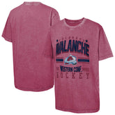 Colorado Avalanche Youth Sure Short T-Shirt - Burgundy T-shirts