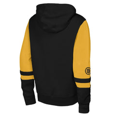 Boston Bruins Youth Face Off Full-Zip Hoodie - Black Hoodies