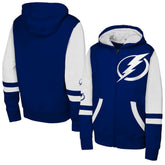 Tampa Bay Lightning Youth Face Off Full-Zip Hoodie - Blue Hoodies
