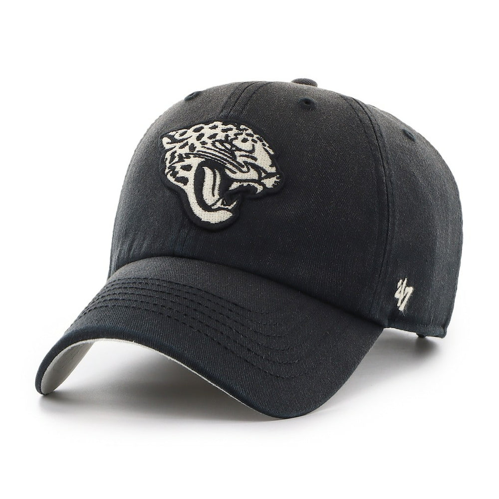 Jacksonville Jaguars '47 Dusted Relaxed Clean Up Adjustable Hat - Black discount
