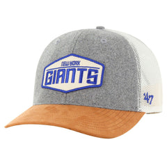 New York Giants '47 Drover Trucker Adjustable Hat - Heather Gray/Tan sale