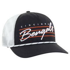 Cincinnati Bengals '47 Downburst Relaxed Hitch Trucker Adjustable Hat - Black/White for sale