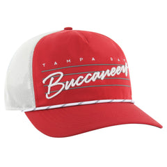 Tampa Bay Buccaneers '47 Downburst Relaxed Hitch Trucker Adjustable Hat - Red/White for sale