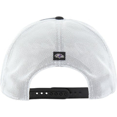 Baltimore Ravens '47 Downburst Relaxed Hitch Trucker Adjustable Hat - Black/White on sale