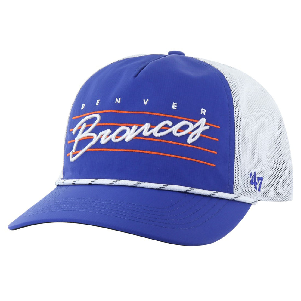 Denver Broncos '47 Downburst Relaxed Hitch Trucker Adjustable Hat - Royal/White outlet