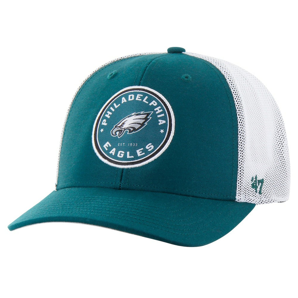 Philadelphia Eagles '47 Disclose Trophy Stretch Fit Hat - Midnight Green for sale