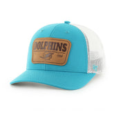 Miami Dolphins '47 Thrash Trophy Flex Hat - Aqua/White outlet