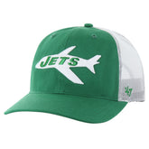 New York Jets '47 Team Unstructured Trucker Adjustable Hat - Kelly Green/White outlet
