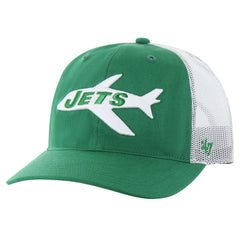 New York Jets '47 Team Unstructured Trucker Adjustable Hat - Kelly Green/White outlet