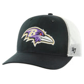 Baltimore Ravens '47 Team Unstructured Trucker Adjustable Hat - Black/White online