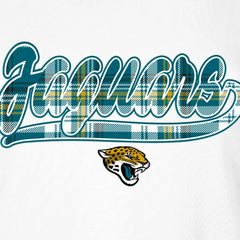 Jacksonville Jaguars New Era Women's 3rd Down T-Shirt - White/Teal online