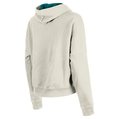 Miami Dolphins New Era Women's 3rd Down Historic Pullover Hoodie - Cream outlet