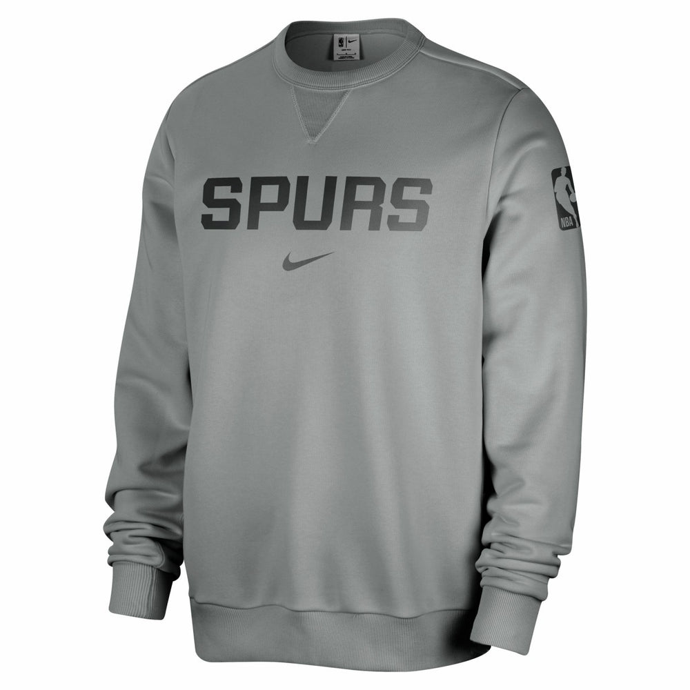 San Antonio Spurs Courtside Standard Issue Performance Pullover Sweatshirt - Gray sale