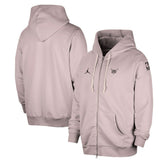Charlotte Hornets Jordan Brand Authentic Standard Issue Full-Zip Hoodie Jacket - Light Purple for sale
