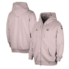 Charlotte Hornets Jordan Brand Authentic Standard Issue Full-Zip Hoodie Jacket - Light Purple for sale