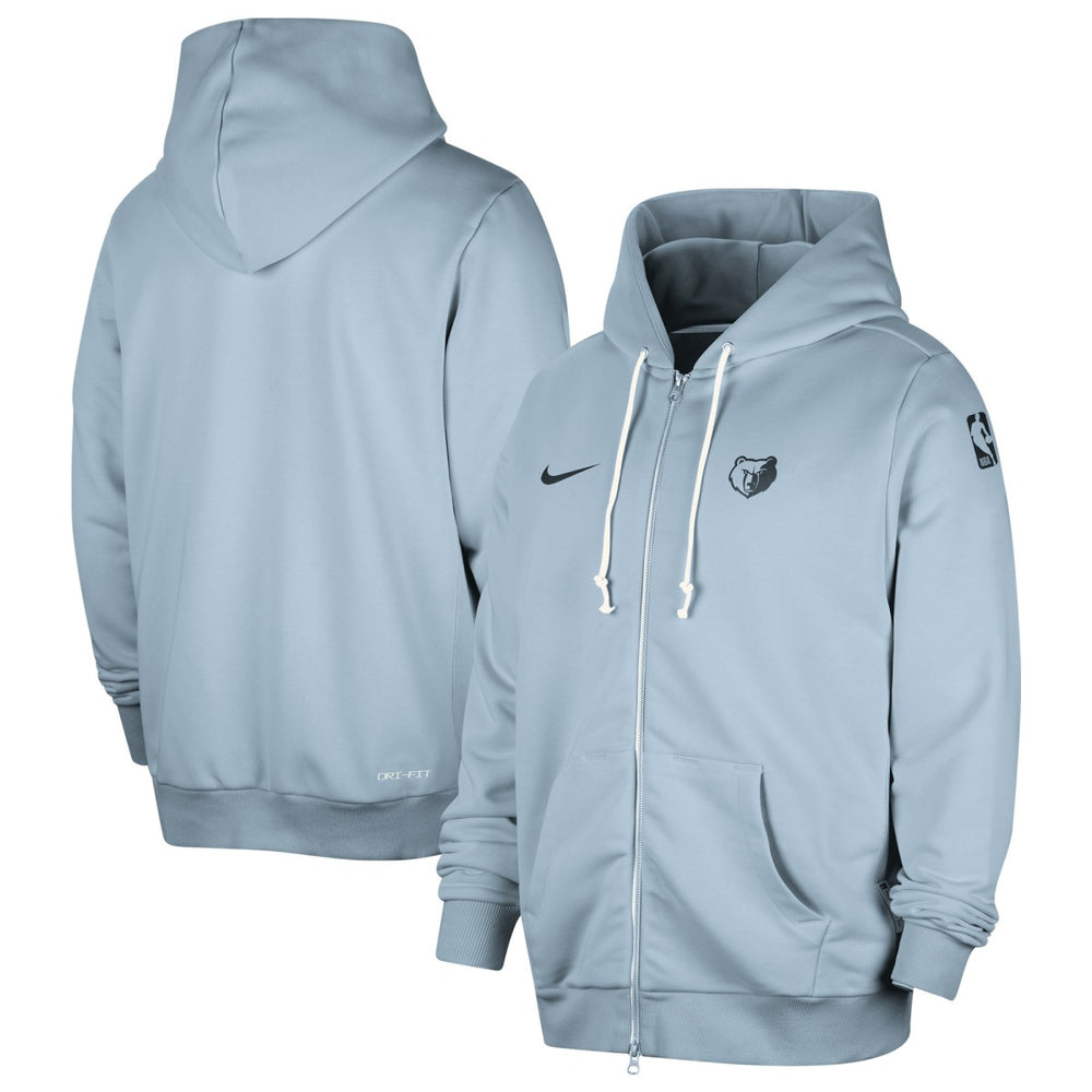 Memphis Grizzlies Authentic Standard Issue Full-Zip Hoodie Jacket - Light Blue on sale