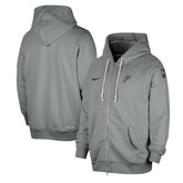 San Antonio Spurs Authentic Standard Issue Full-Zip Hoodie Jacket - Gray outlet