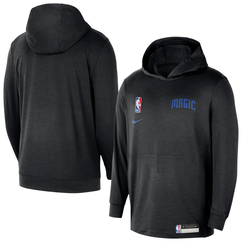 Orlando Magic 2024/25 On-Court Authentic Practice Yoga Restore Lightweight Pullover Hoodie - Black shop
