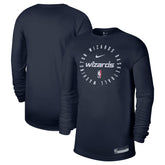 Washington Wizards 2024/25 Legend On-Court Practice Long Sleeve T-Shirt - Navy sale