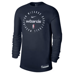 Washington Wizards 2024/25 Legend On-Court Practice Long Sleeve T-Shirt - Navy sale